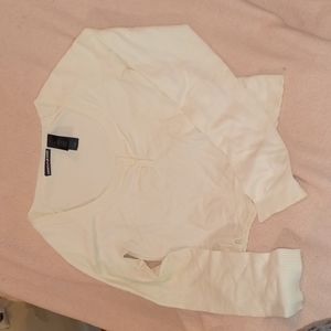 ♡ DKNY Jean's Cropped Long Sleeve Top ♡